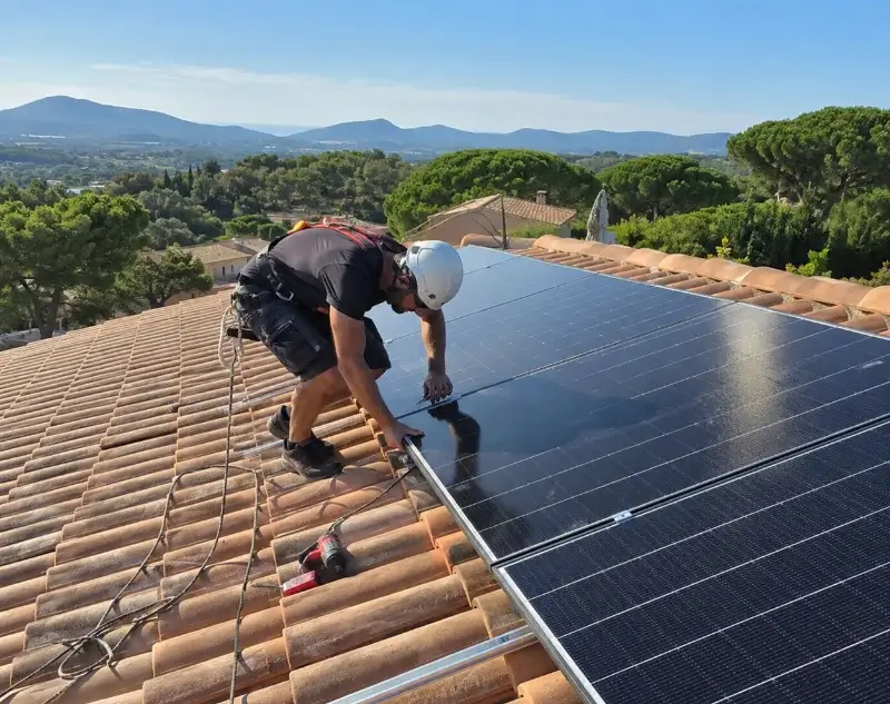 Installateur panneaux solaires Le Puech — pose photovoltaïque sur toiture